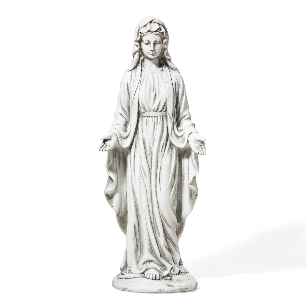 Glitzhome&#xAE; 30&#x22; Blessed Mother Mary Garden Statue